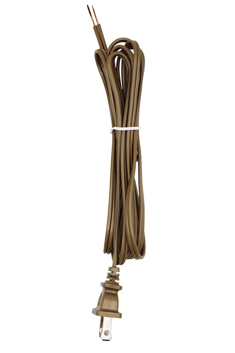 Creative Hobbies Make a Lamp or Repair Kit with Essential Hardware and Matching Cord (Antique Brass) - Image 2